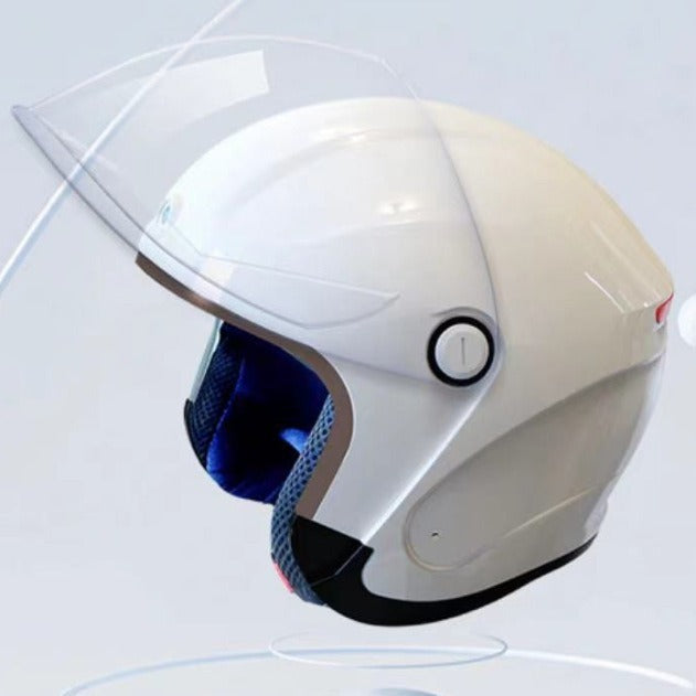 Casco de motocicleta con Bluetooth y voz inteligente con IA