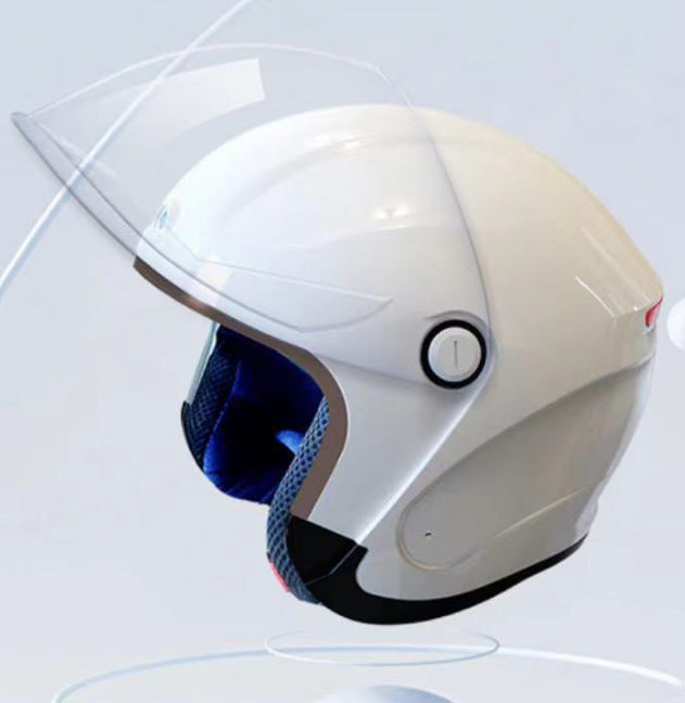 Casco de motocicleta con Bluetooth y voz inteligente con IA