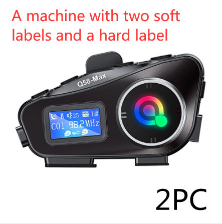 Helmet Bluetooth-Compatible Intercom Headset