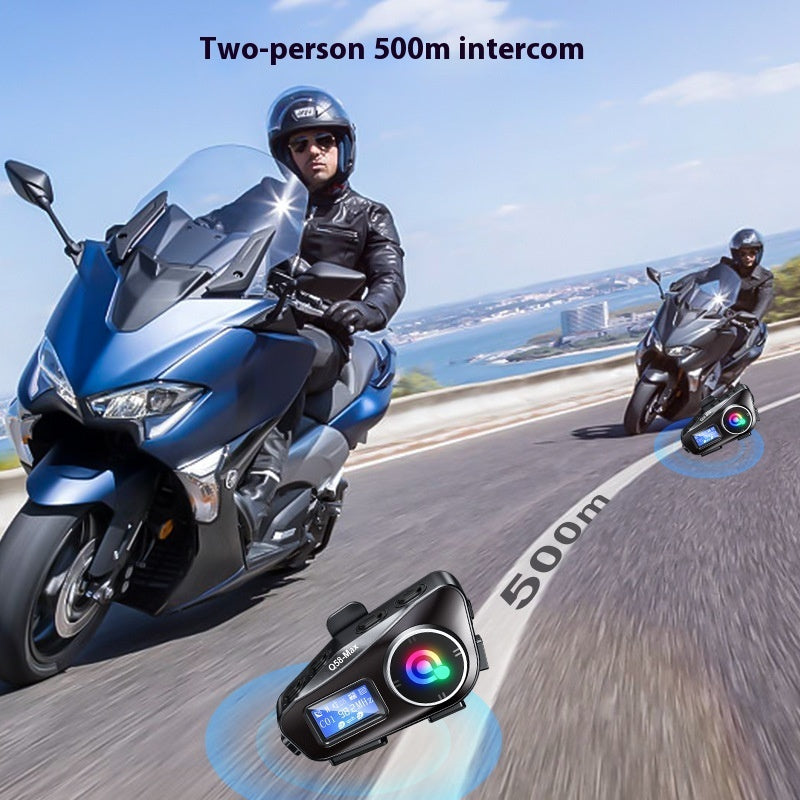 Helmet Bluetooth-Compatible Intercom Headset