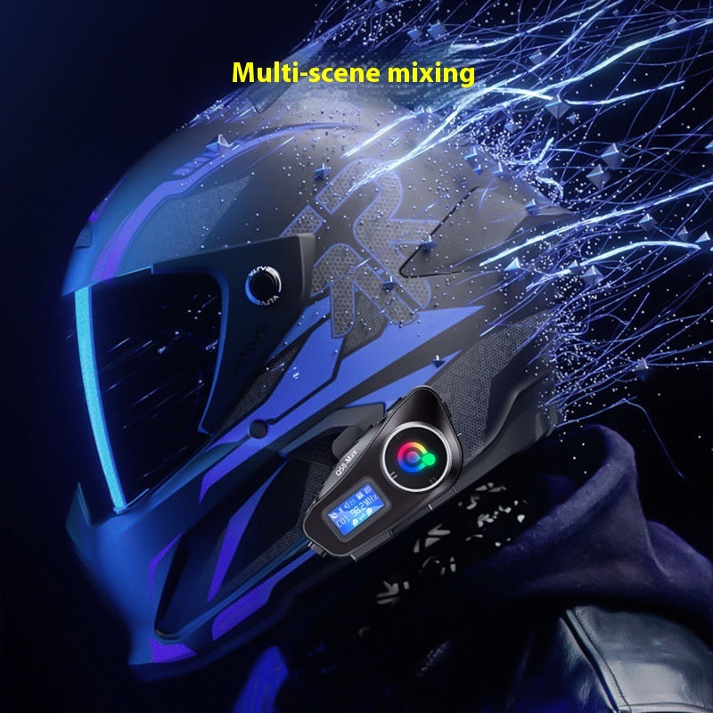 Helmet Bluetooth-Compatible Intercom Headset
