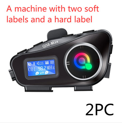 Helmet Bluetooth-Compatible Intercom Headset
